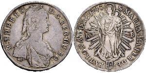 1 Thaler Royaume de Hongrie (1000-1918) Argent Maria Theresa of Austria (1717 - 1780)