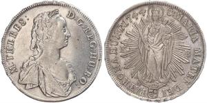 1 Thaler Royaume de Hongrie (1000-1918) Argent Maria Theresa of Austria (1717 - 1780)