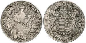 1 Thaler Royaume de Hongrie (1000-1918) Argent Maria Theresa of Austria (1717 - 1780)