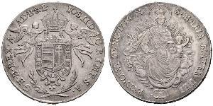 1 Thaler Royaume de Hongrie (1000-1918) Argent Joseph II, Holy Roman Emperor  (1741 - 1790)