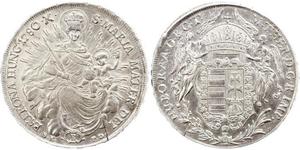 1 Thaler Royaume de Hongrie (1000-1918) Argent Maria Theresa of Austria (1717 - 1780)