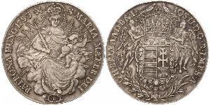1 Thaler Royaume de Hongrie (1000-1918) Argent Joseph II, Holy Roman Emperor  (1741 - 1790)