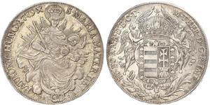 1 Thaler Royaume de Hongrie (1000-1918) Argent Maria Theresa of Austria (1717 - 1780)