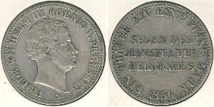 1 Thaler Royaume de Prusse (1701-1918) Argent Frédéric-Guillaume III de Prusse (1770 -1840)