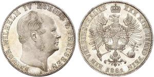 1 Thaler Royaume de Prusse (1701-1918) Argent Frédéric-Guillaume IV de Prusse (1795 - 1861)