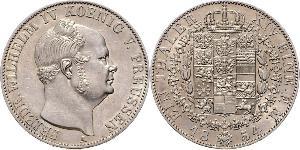 1 Thaler Royaume de Prusse (1701-1918) Argent Frédéric-Guillaume IV de Prusse (1795 - 1861)