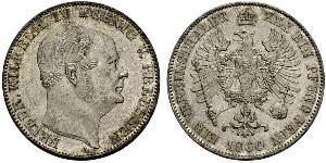 1 Thaler Royaume de Prusse (1701-1918) Argent Frédéric-Guillaume IV de Prusse (1795 - 1861)
