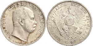 1 Thaler Royaume de Prusse (1701-1918) Argent Wilhelm I, German Emperor (1797-1888)