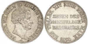 1 Thaler Royaume de Prusse (1701-1918) Argent Frédéric-Guillaume III de Prusse (1770 -1840)