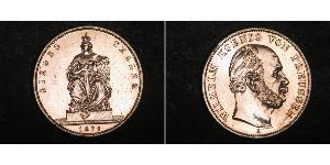 1 Thaler Royaume de Prusse (1701-1918) Argent Wilhelm I, German Emperor (1797-1888)
