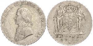 1 Thaler Royaume de Prusse (1701-1918) Argent Frédéric-Guillaume III de Prusse (1770 -1840)