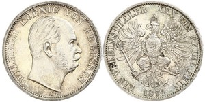 1 Thaler Royaume de Prusse (1701-1918) Argent Wilhelm I, German Emperor (1797-1888)