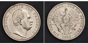 1 Thaler Royaume de Prusse (1701-1918) Argent Wilhelm I, German Emperor (1797-1888)