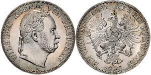 1 Thaler Royaume de Prusse (1701-1918) Argent Wilhelm I, German Emperor (1797-1888)