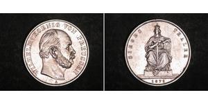 1 Thaler Royaume de Prusse (1701-1918) Argent Wilhelm I, German Emperor (1797-1888)