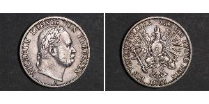 1 Thaler Royaume de Prusse (1701-1918) Argent Wilhelm I, German Emperor (1797-1888)