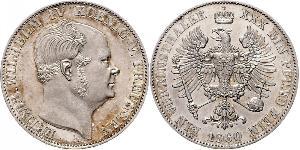 1 Thaler Royaume de Prusse (1701-1918) Argent Frédéric-Guillaume IV de Prusse (1795 - 1861)