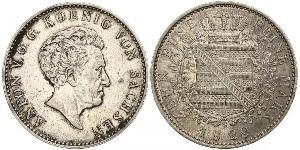 1 Thaler Royaume de Saxe (1806 - 1918) Argent 