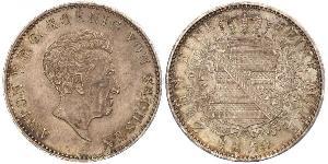 1 Thaler Royaume de Saxe (1806 - 1918) Argent 