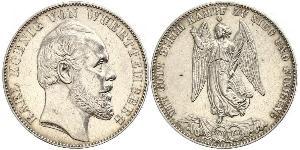 1 Thaler Royaume de Wurtemberg (1806-1918) Argent Charles Ier de Wurtemberg