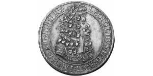 1 Thaler Saint-Empire romain germanique (962-1806) Argent Léopold Ier de Habsbourg(1640-1705)