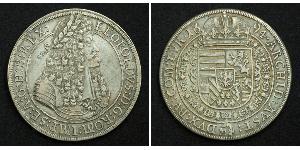 1 Thaler Saint-Empire romain germanique (962-1806) Argent Léopold Ier de Habsbourg(1640-1705)