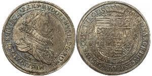 1 Thaler Saint-Empire romain germanique (962-1806) Argent Rodolphe II du Saint-Empire (1552 - 1612)
