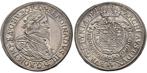 1 Thaler Saint-Empire romain germanique (962-1806) Argent 