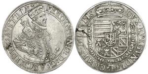 1 Thaler Saint-Empire romain germanique (962-1806) Argent Ferdinand II du Saint-Empire(1578 -1637)