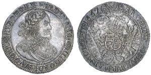 1 Thaler Saint-Empire romain germanique (962-1806) Argent Ferdinand III, Holy Roman Emperor (1608-1657)