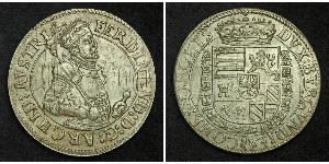 1 Thaler Saint-Empire romain germanique (962-1806) Argent Ferdinand II du Saint-Empire(1578 -1637)