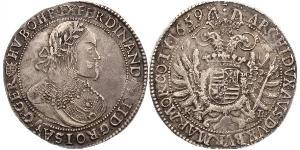 1 Thaler Saint-Empire romain germanique (962-1806) Argent Ferdinand III, Holy Roman Emperor (1608-1657)