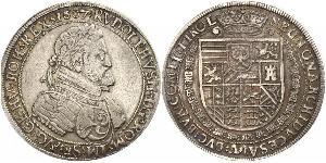 1 Thaler Saint-Empire romain germanique (962-1806) Argent Rodolphe II du Saint-Empire (1552 - 1612)