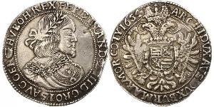 1 Thaler Saint-Empire romain germanique (962-1806) Argent Ferdinand III, Holy Roman Emperor (1608-1657)