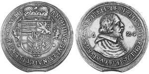 1 Thaler Saint-Empire romain germanique (962-1806) Argent Léopold V d