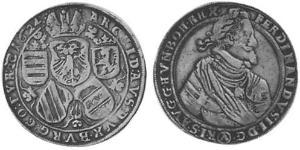 1 Thaler Saint-Empire romain germanique (962-1806) Argent 