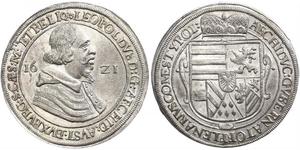 1 Thaler Saint-Empire romain germanique (962-1806) Argent Léopold V d