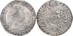 1 Thaler Saint-Empire romain germanique (962-1806) Argent Ferdinand III, Holy Roman Emperor (1608-1657)