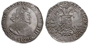 1 Thaler Saint-Empire romain germanique (962-1806) Argent Ferdinand III, Holy Roman Emperor (1608-1657)