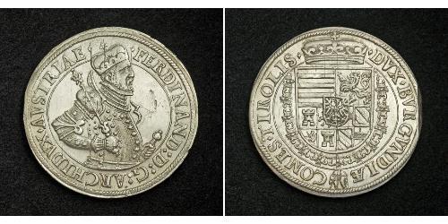 1 Thaler Saint-Empire romain germanique (962-1806) Argent Ferdinand II du Saint-Empire(1578 -1637)