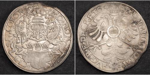 1 Thaler Saint-Empire romain germanique (962-1806) Argent Maximilien II du Saint-Empire(1527- 1576)