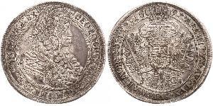 1 Thaler Saint-Empire romain germanique (962-1806) / Hongrie Argent Léopold Ier de Habsbourg(1640-1705)