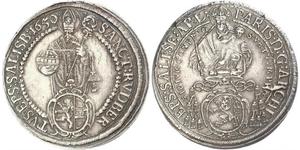 1 Thaler Salzbourg (1328 - 1803) Argent 