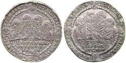 1 Thaler States of Germany Argent 