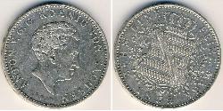 1 Thaler States of Germany Argent 