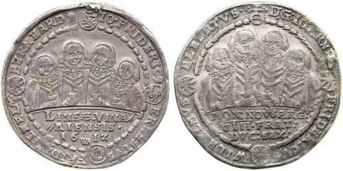 1 Thaler States of Germany Argent 