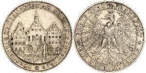 1 Thaler Ville libre de Francfort Argent 