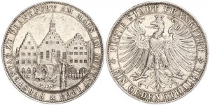 1 Thaler Ville libre de Francfort Argent 