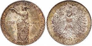 1 Thaler Ville libre de Francfort Argent 
