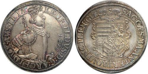 1 Thaler Ååstenrik Argent Archduke Leopold Wilhelm of Austria (1614 -1662)